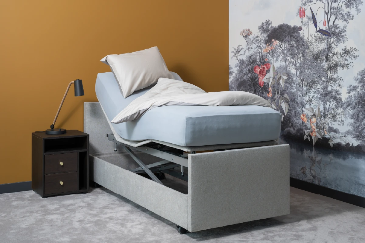 1-persoons hoog-laag bed Ferrara met rug- en beenverstelling