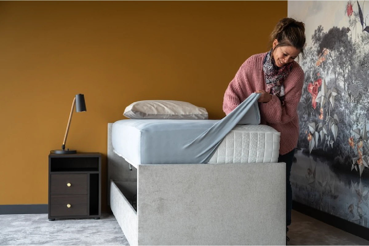 1-persoons hoog-laag boxspring van De Suite