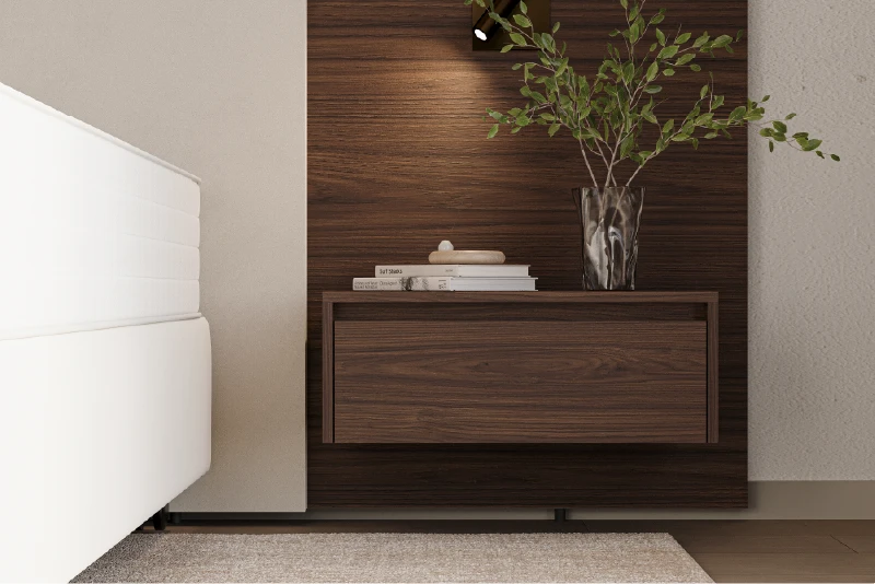 Duo Pezze nachtkast detail