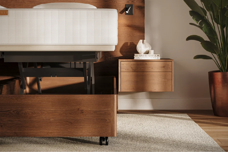 Close-up Manifesto Wood hoog laag bed