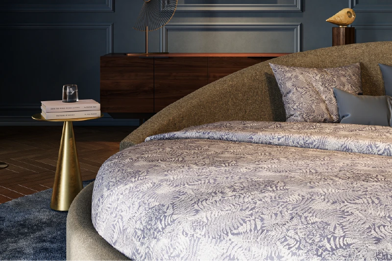 Detail van het ronde ontwerp van Pampus