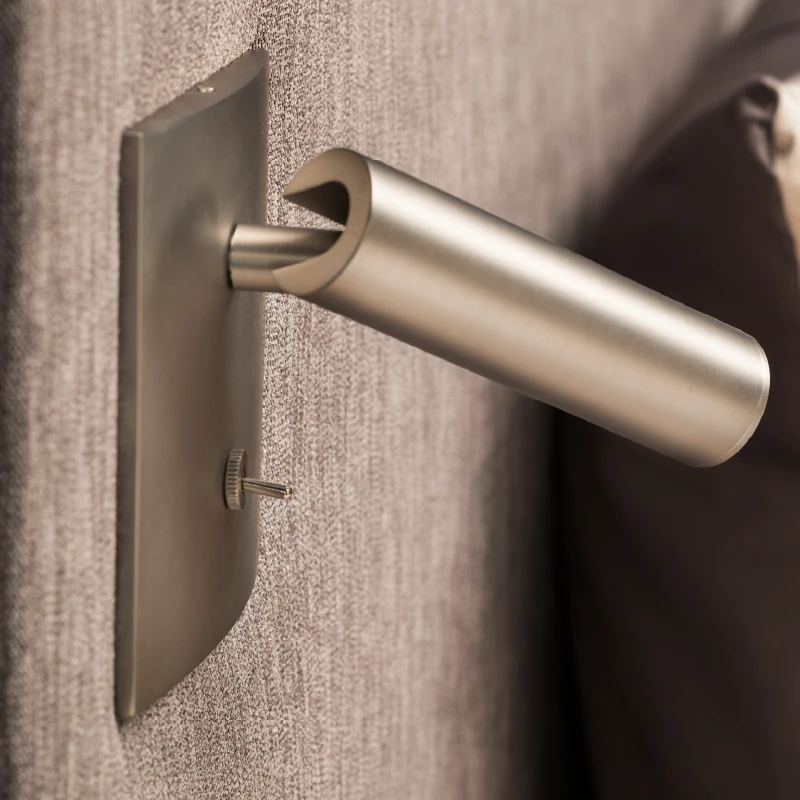 Ingebouwde bedlampen zonder zichtbare snoeren