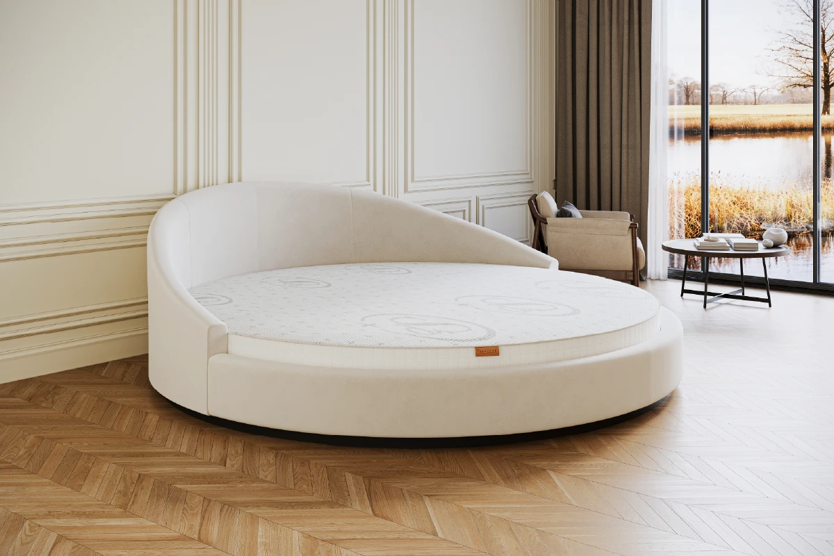 Bed advies over de afmeting in de showroom