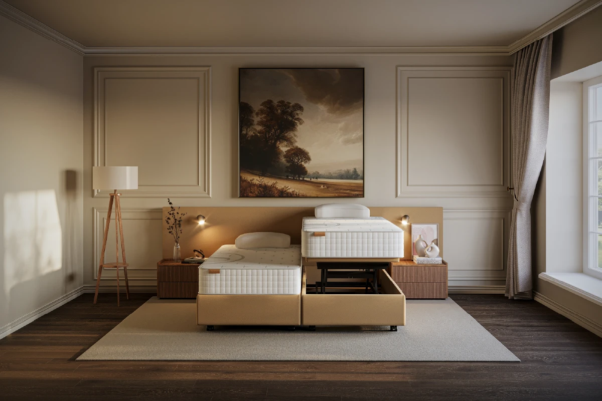 Elektrisch verstelbaar bed met extra comfort