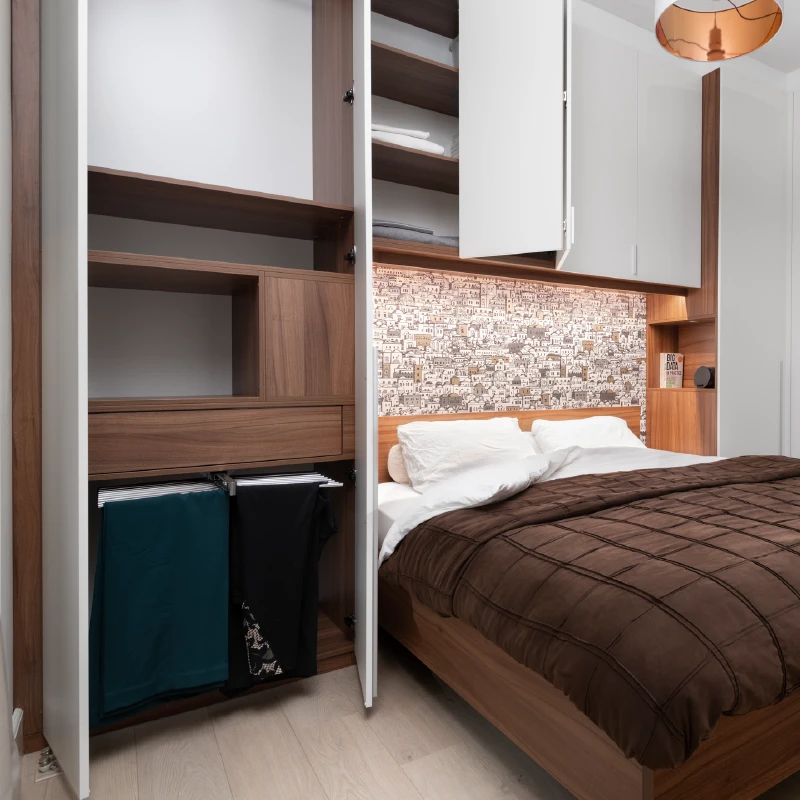 Bergruimte in de brugkast