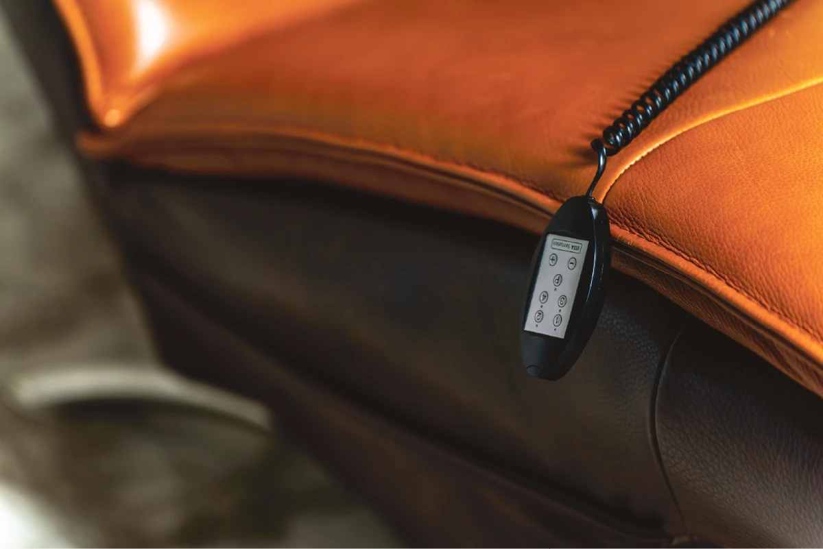 Detail van de tip-toetsbediening met FPS technologie