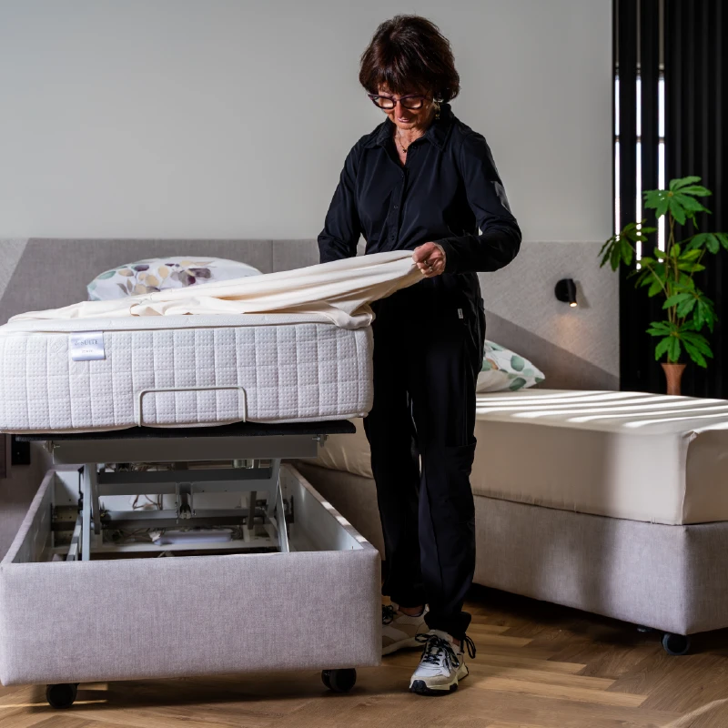 Deelbaar bed met hoog-laag functie
