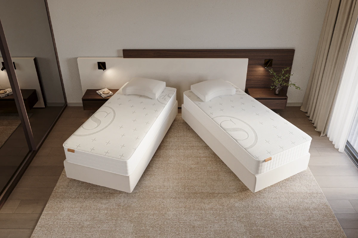 Deelbaar seniorenbed Duo Pezze