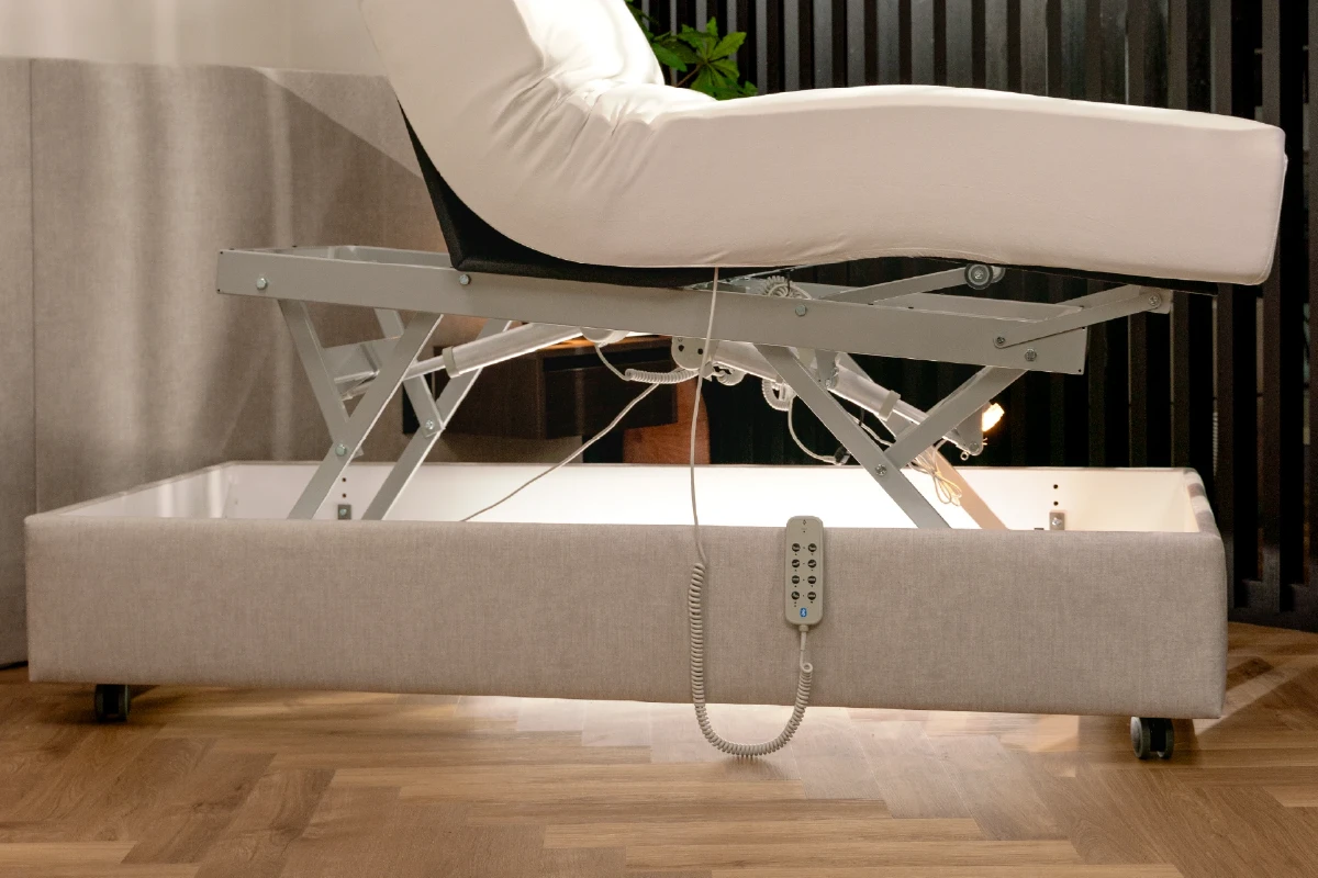 Close up van een deelbare bedbase