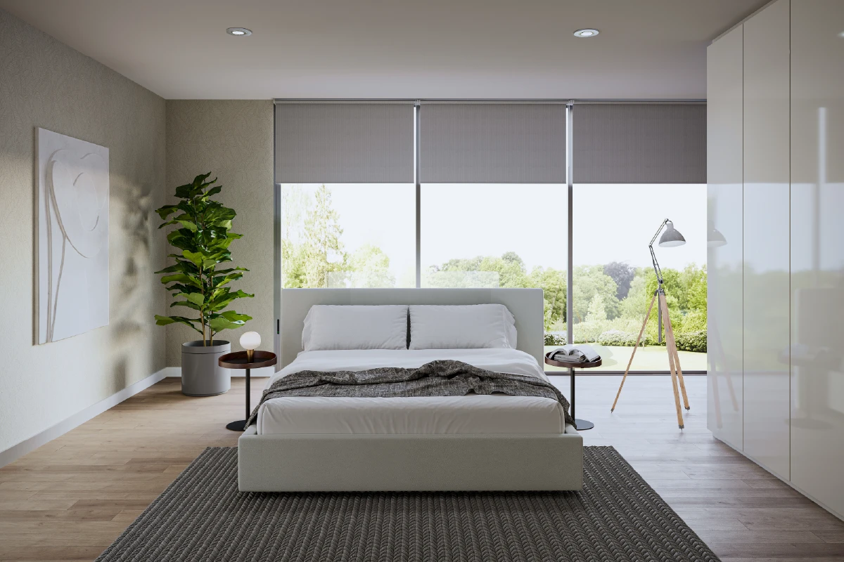 Modern design bed Roma