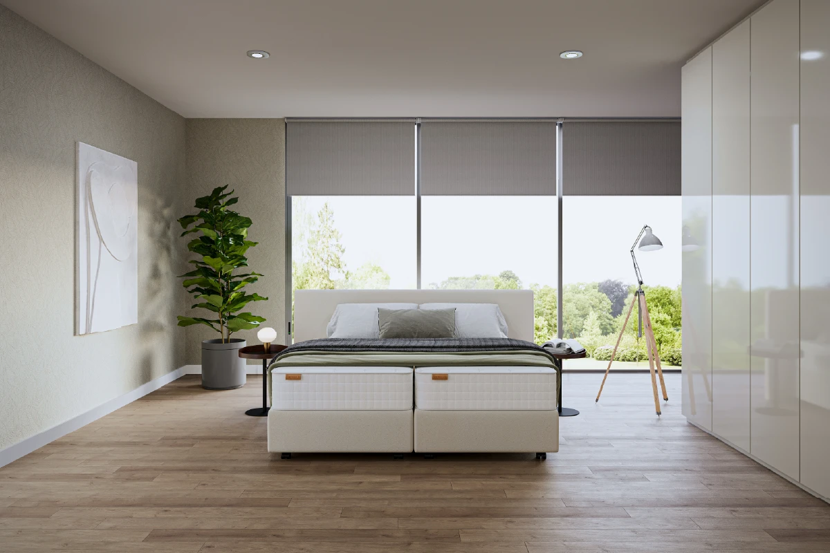 Design bed Roma met bedset N°1
