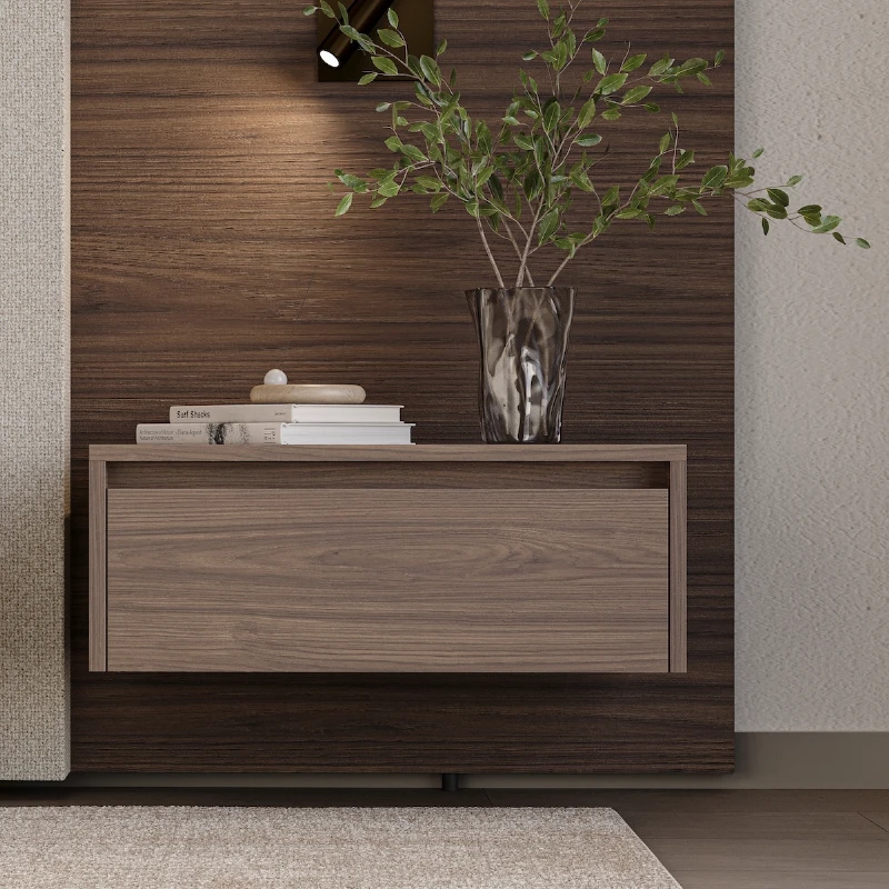 Zwevend nachtkastje aan het hoofdpaneel Duo Pezze