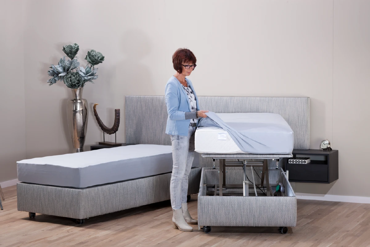 Senioren boxspring Manifesto met hoog-laag functie