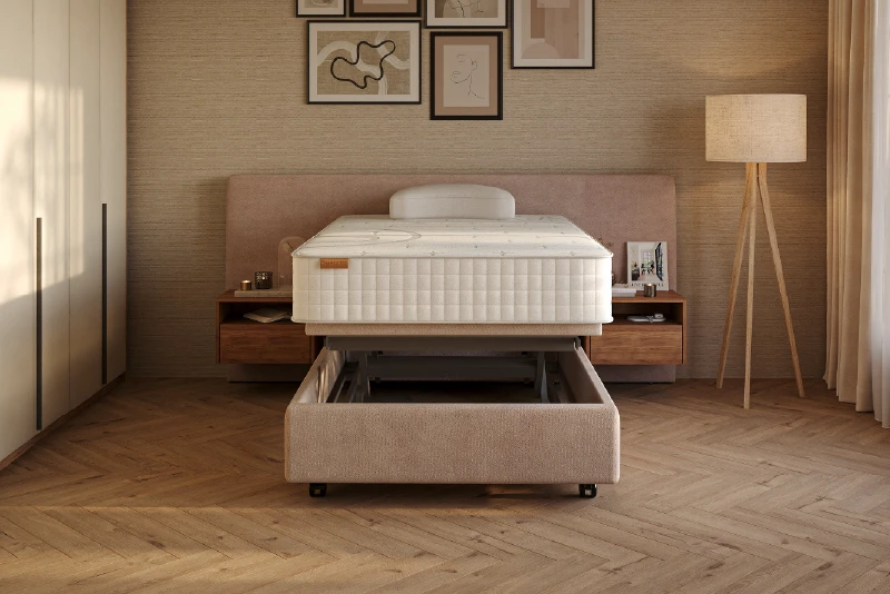 Hoog-laag seniorenbed Ferrara 120 cm breed