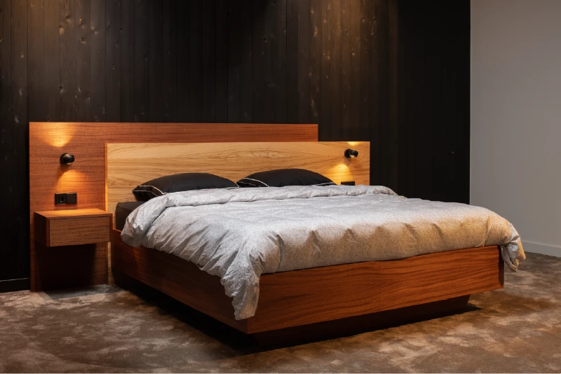 Duo Pezze in mahonie en olijfhout