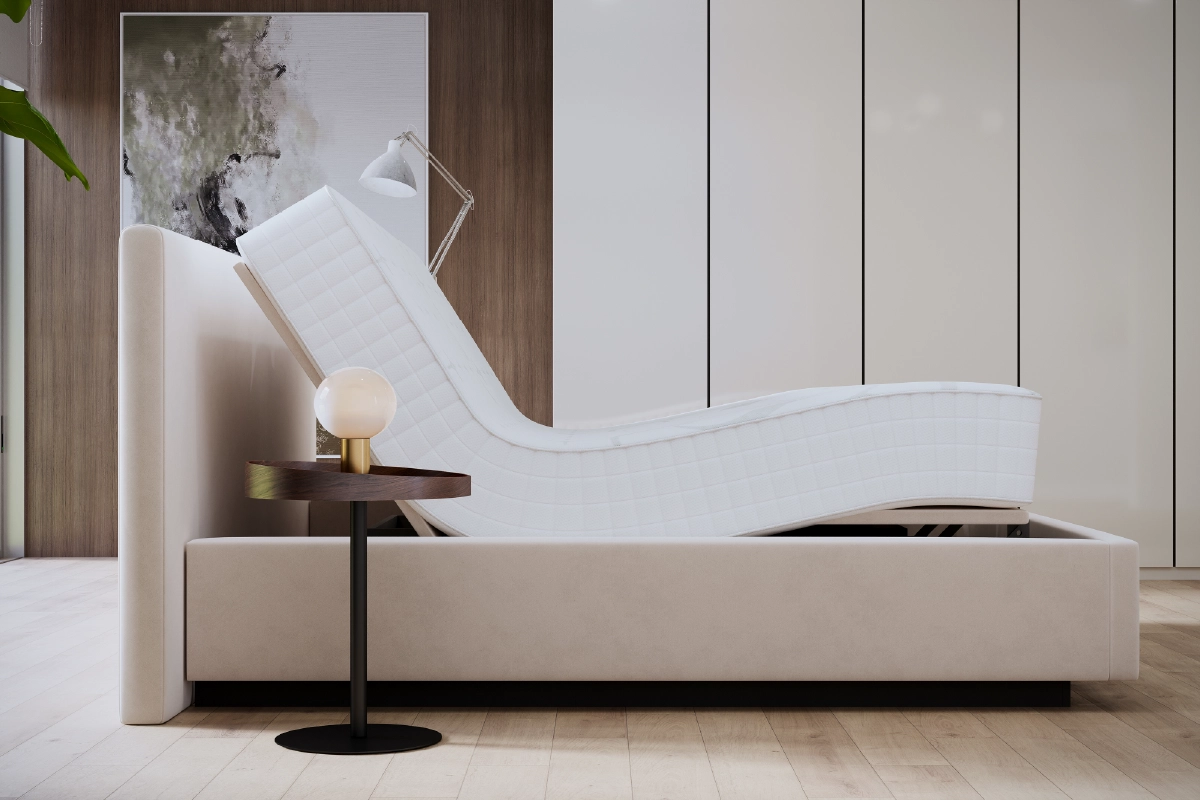 Elektrisch verstelbaar kingsize bed