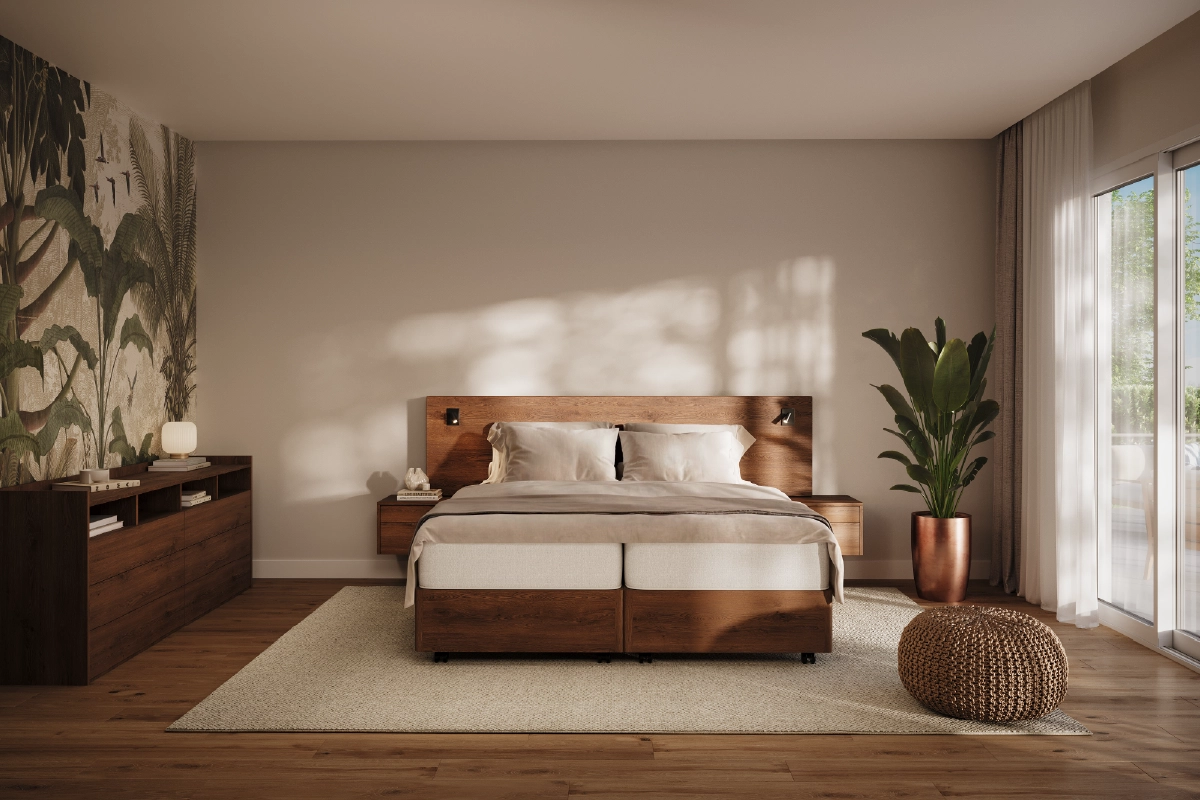 Luxe houten boxspring Manifesto Wood