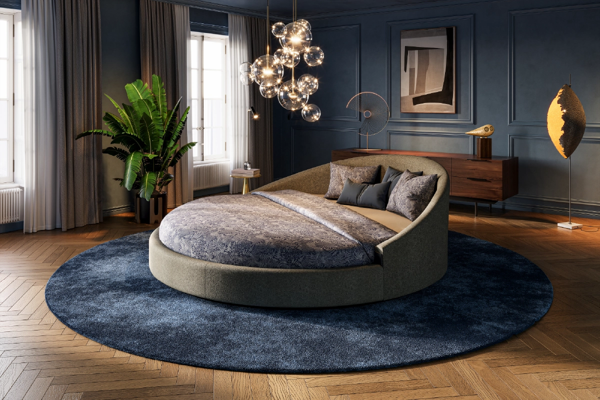 Luxe rond bed Pampus