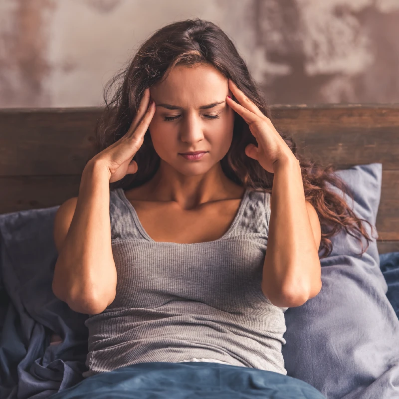 Ontspanning van het lichaam in bed