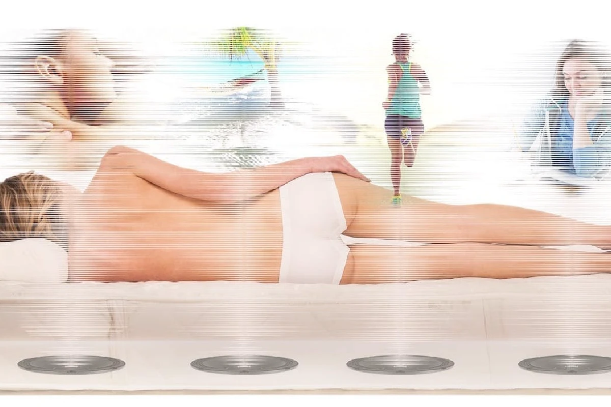 Bed met massage functie