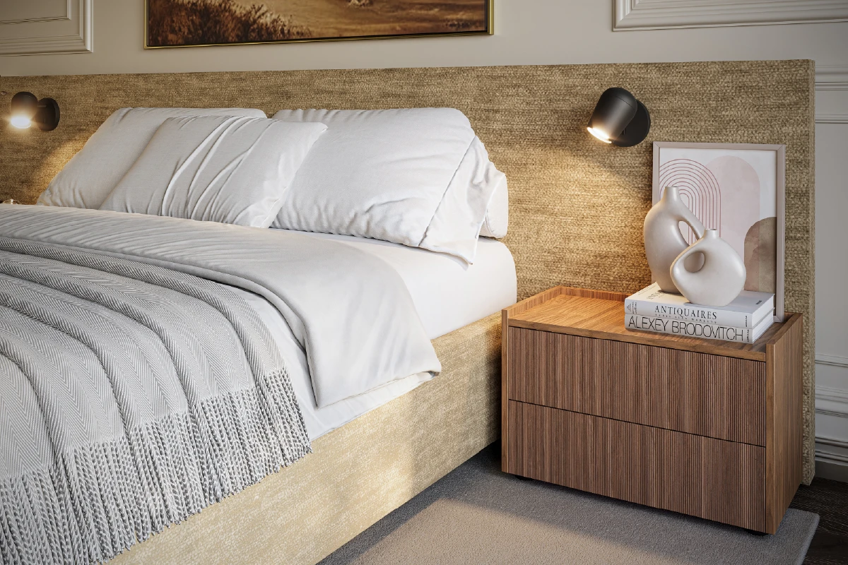 Ferrara met zwevend nachtkastje