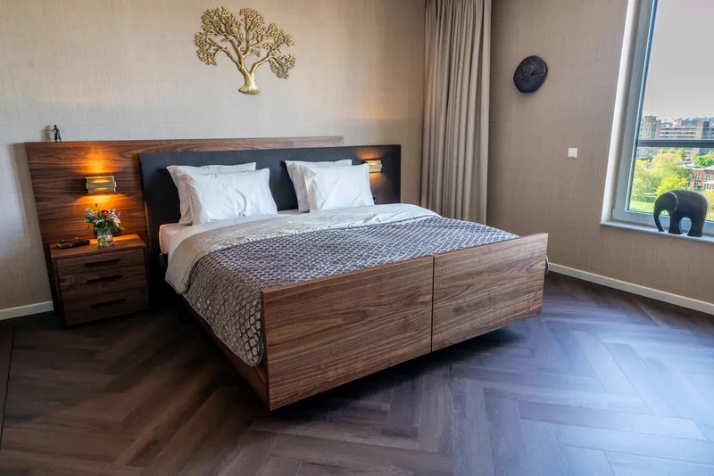 Seniorenbed Duo Pezze volledig in hout