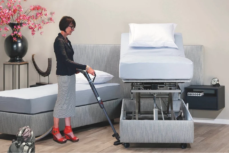 Senioren hoog-laag bed