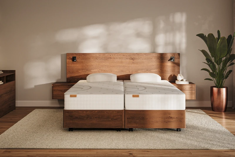 Seniorenbed van hout