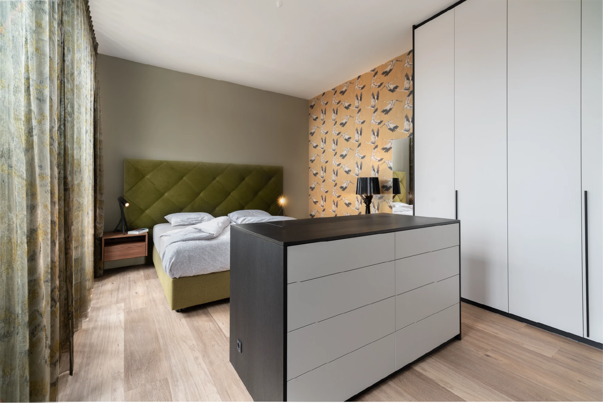 Complete slaapkamer met hoofdpaneel Finotôre