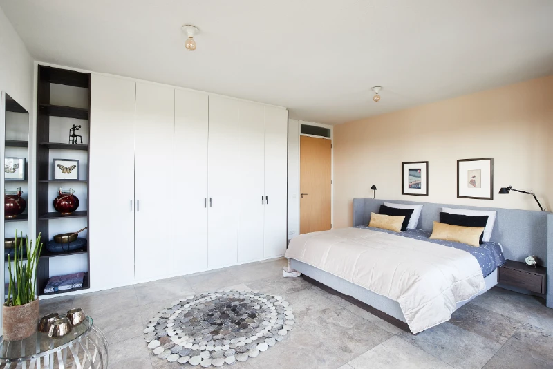 Ruime slaapkamer in penthouse