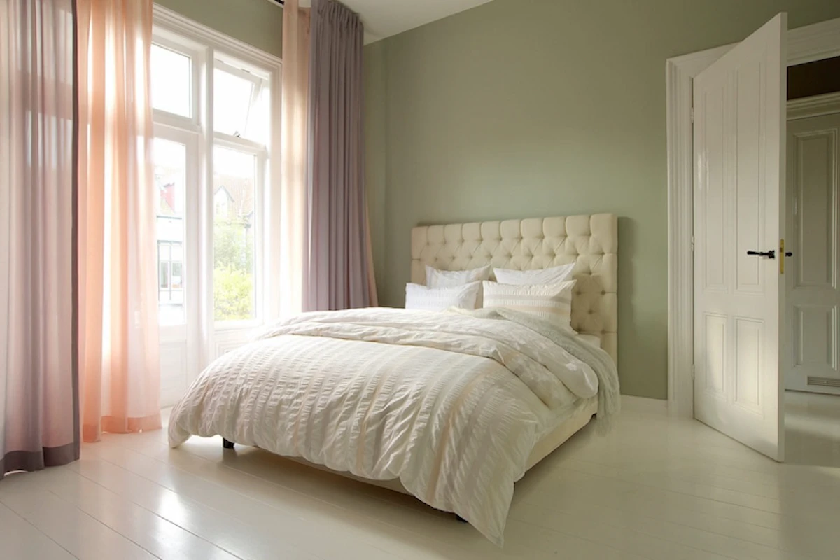 Vitrage en in-between in de slaapkamer