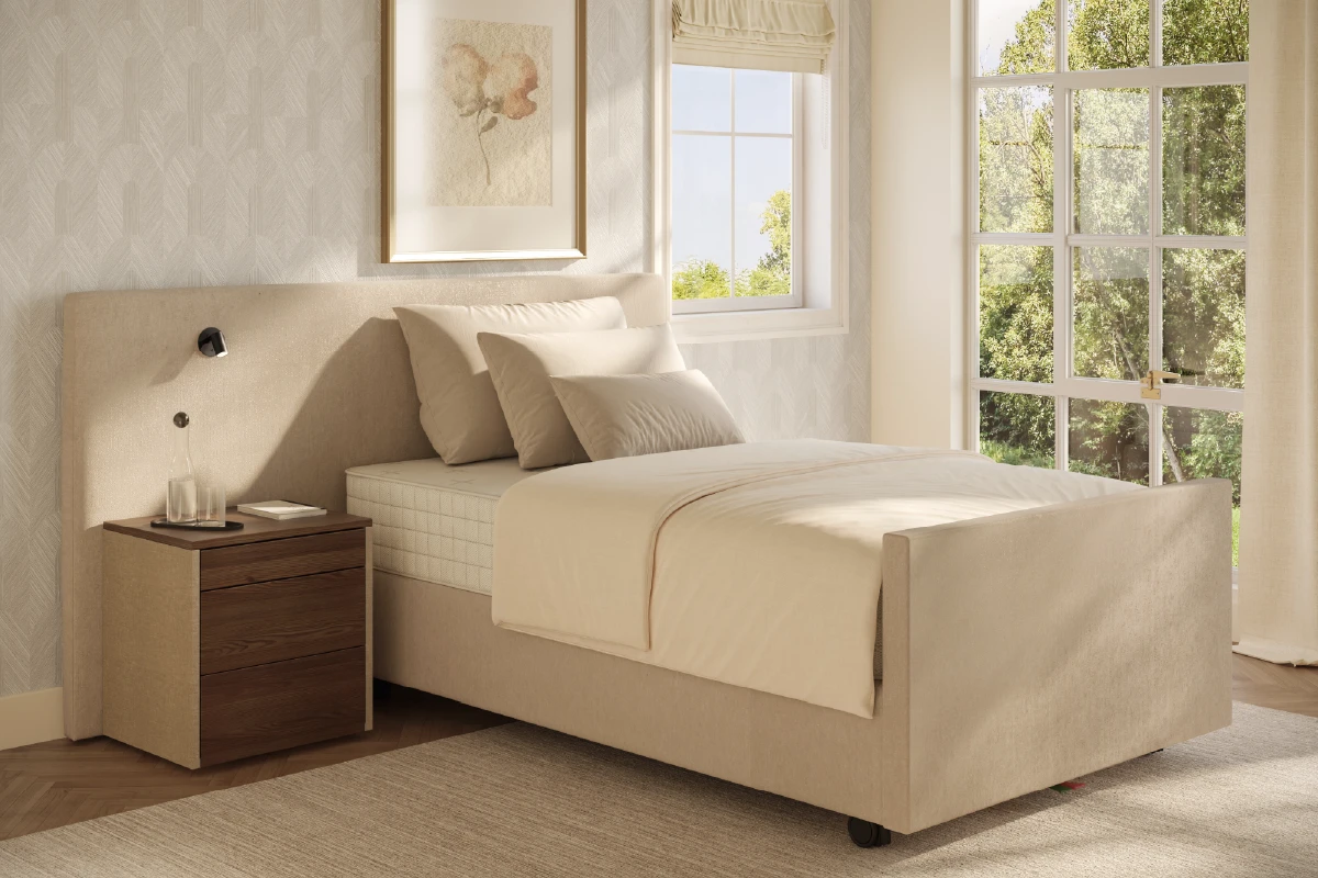 Nachtkastje bij hoofdpaneel Unomezzo