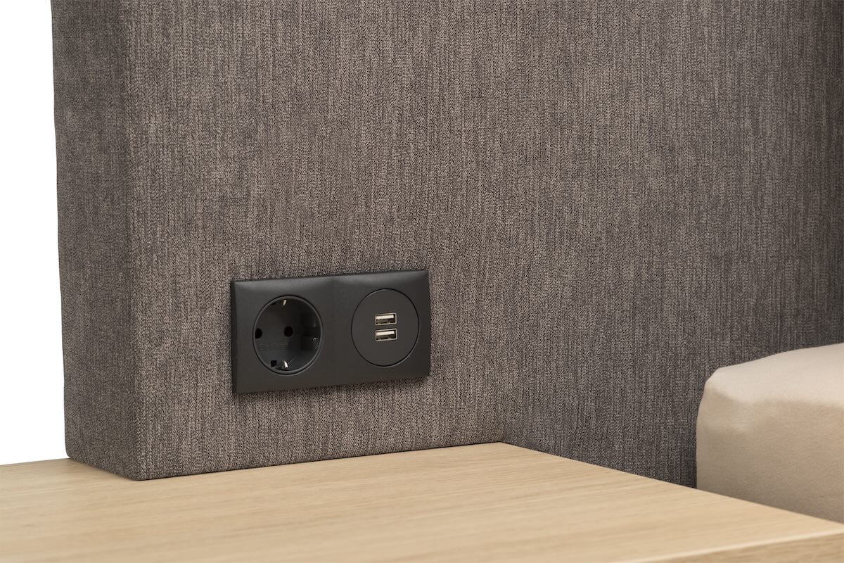 Stroompunten en USB aansluitingen