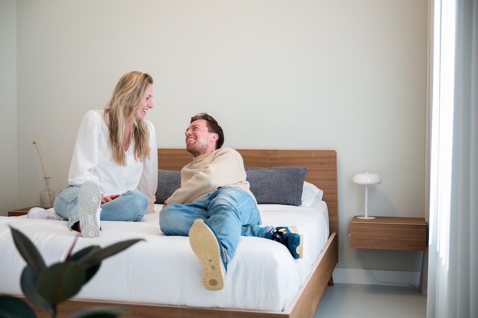 2-persoons bed zonder naad
