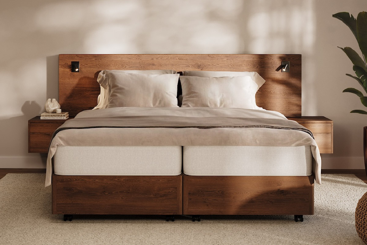 Houten boxspring