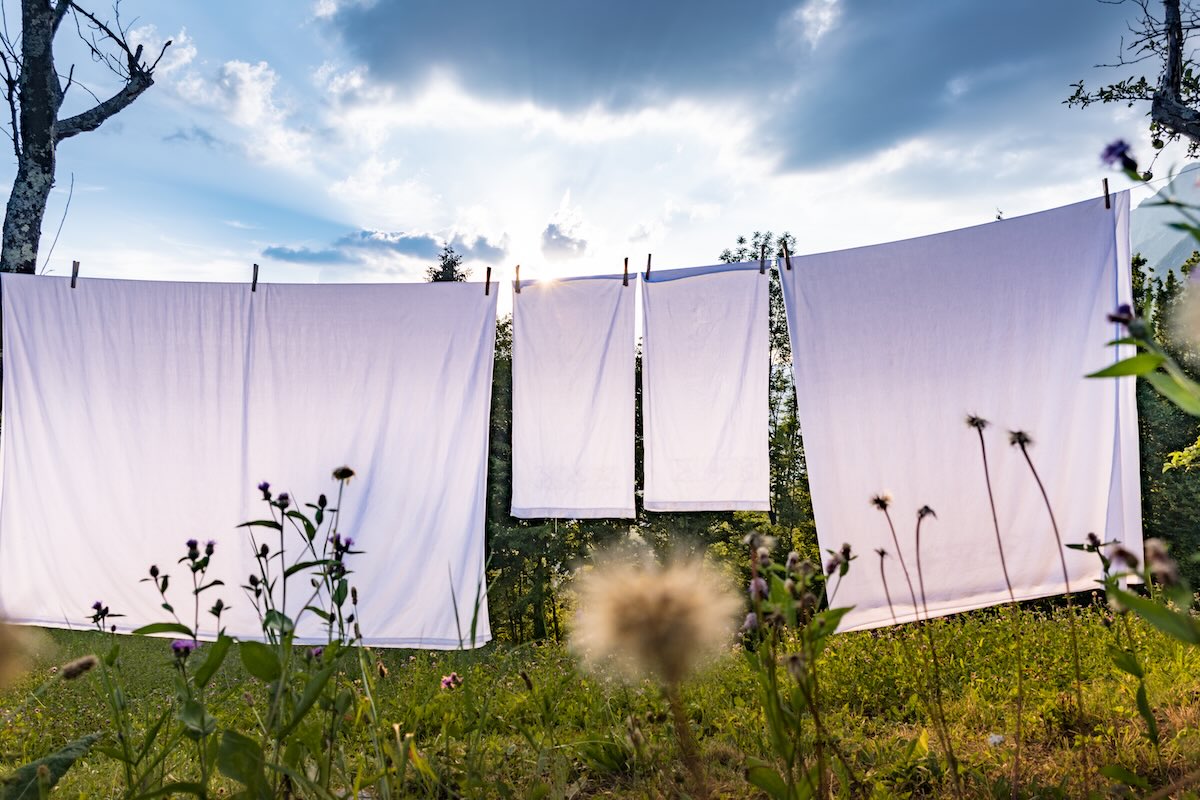 Wassen van katoen