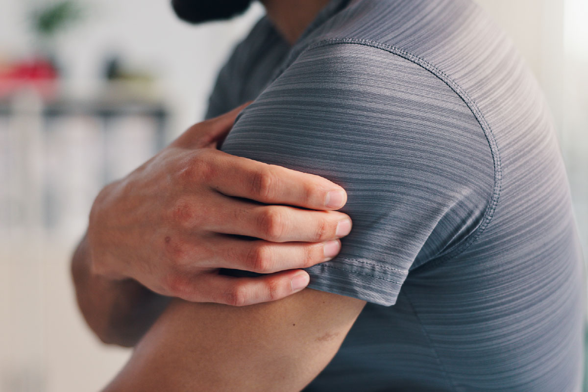 Slapen met pijn in de schouders