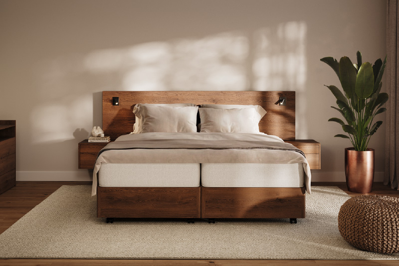 Seniorenbed Manifesto hout