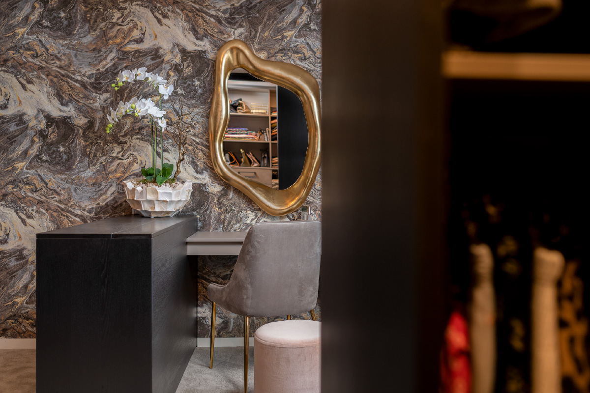 Slaapkamer – zichtlijn door de kamer