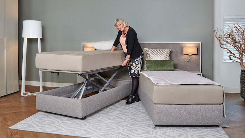 Hoog-laag bed makkelijk opmaken